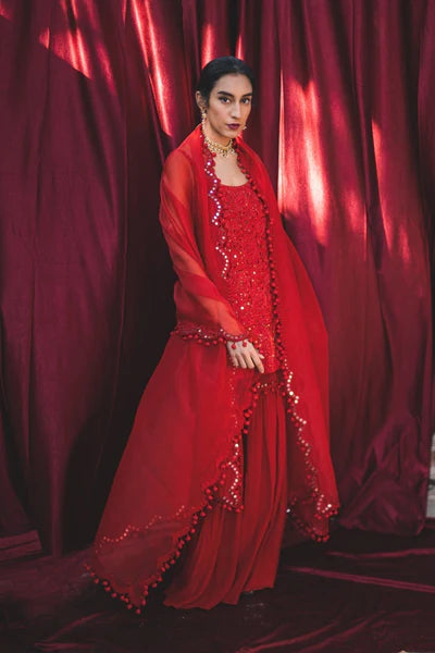 Designer Sharara Suits with Long Kameez Online India