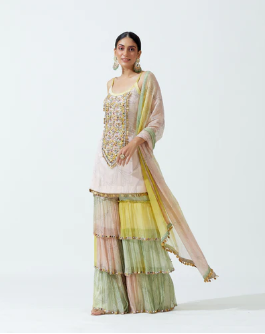 Designer Punjabi Sharara Suits for Wedding